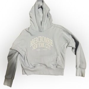 Abercrombie Kids Light Gray Fleece Jacket